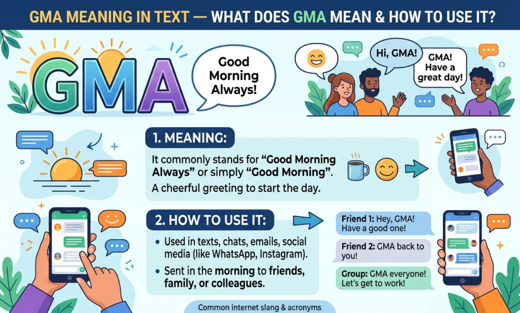 gma meaning in text