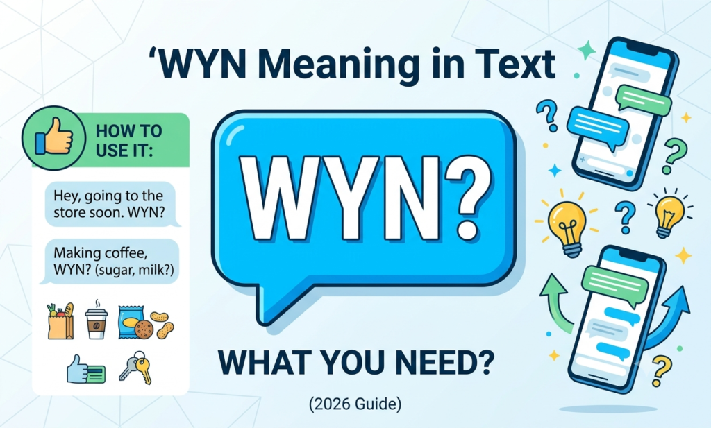 WYN Meaning in Text — What Does WYN Mean & How to Use It? (2026 Guide) wyn meaning in text