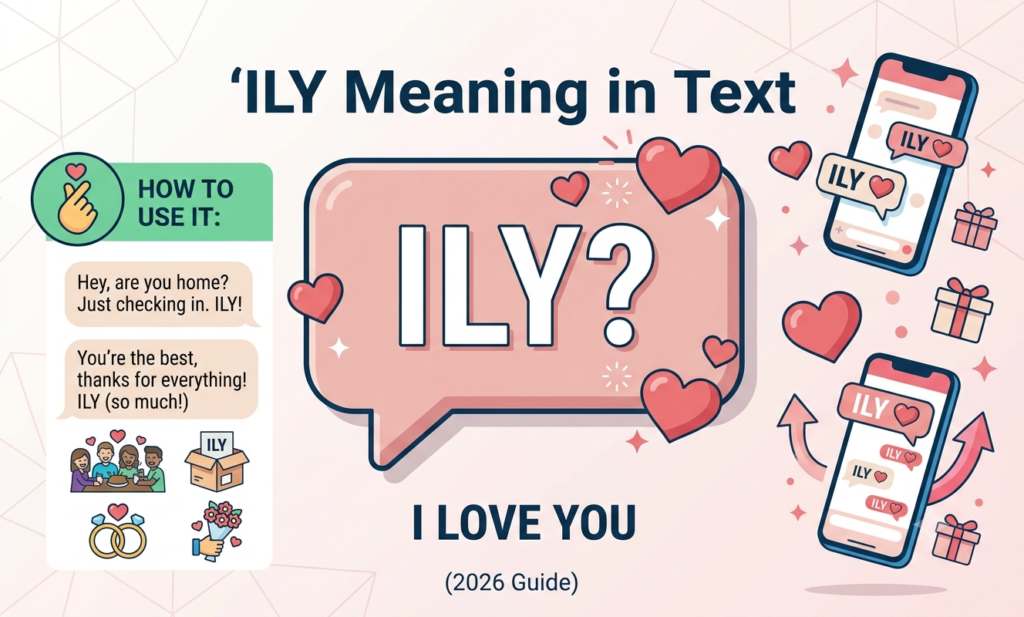 ily meaning in text