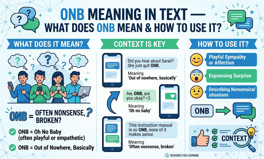 onb meaning in text