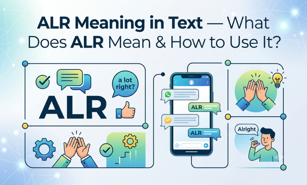 ALR Meaning in Text — What Does ALR Mean & How to Use It? alr meaning in text