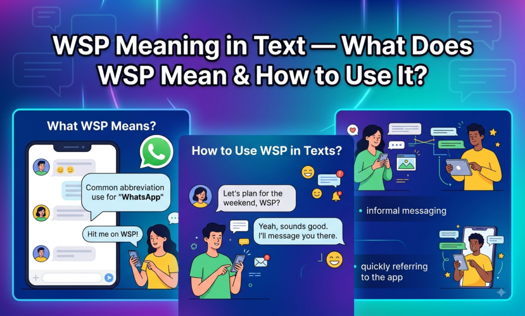 wsp meaning in text