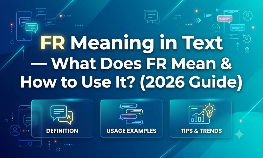 fr meaning in text