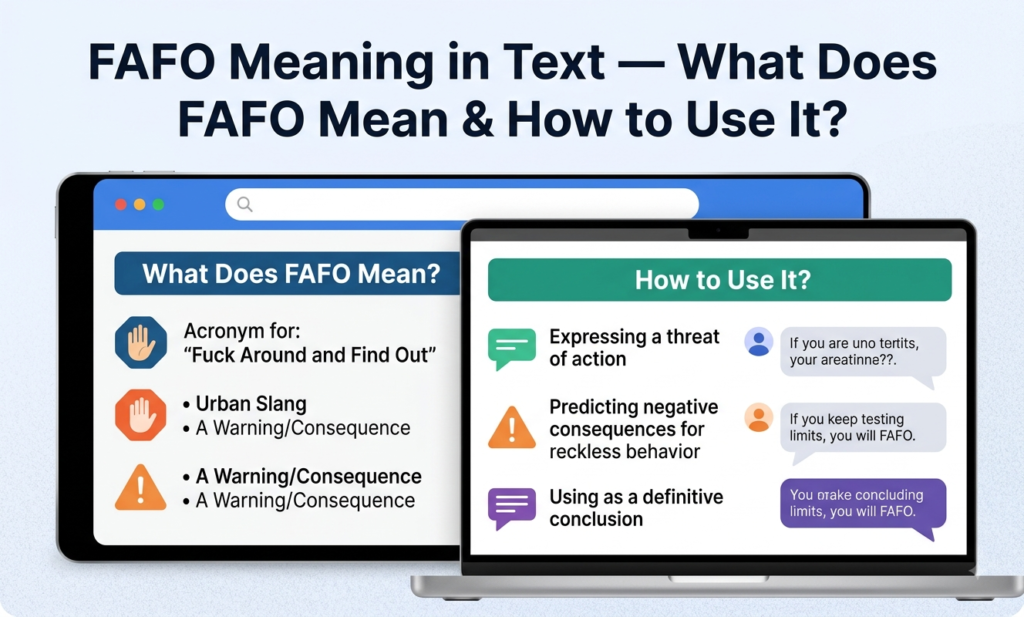 FAFO Meaning in Text — What Does FAFO Mean & How to Use It? fafo meaning in text