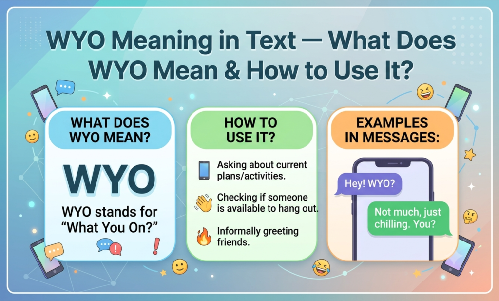 wyo meaning in text