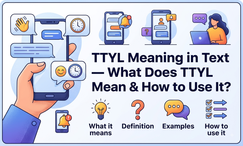 TTYL Meaning in Text — What Does TTYL Mean & How to Use It? ttyl meaning in text