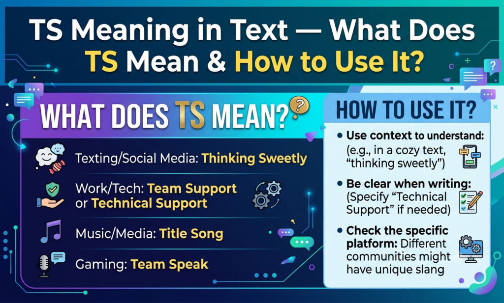 ts meaning in text