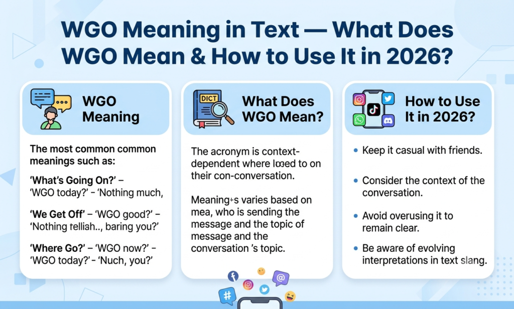 WGO Meaning in Text — What Does WGO Mean & How to Use It in 2026? wgo meaning in text