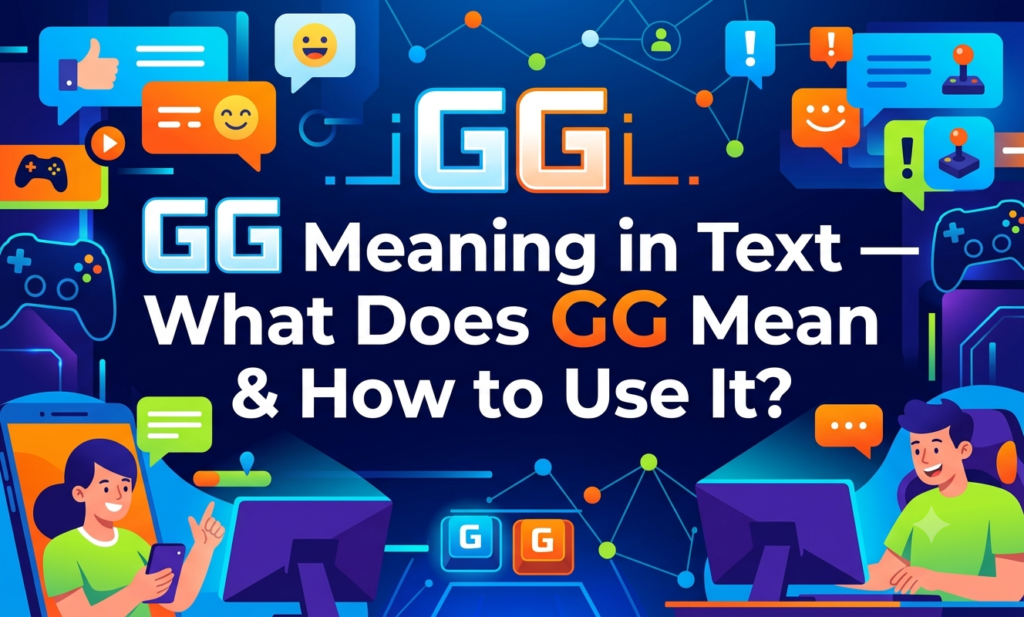 GG Meaning in Text — What Does GG Mean & How to Use It? gg meaning in text