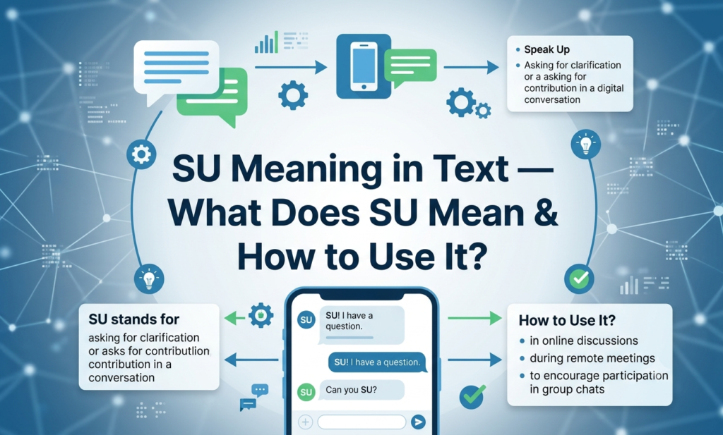 su meaning in text