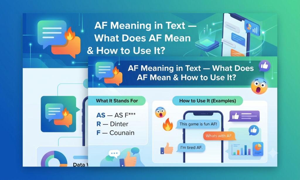 af meaning in text