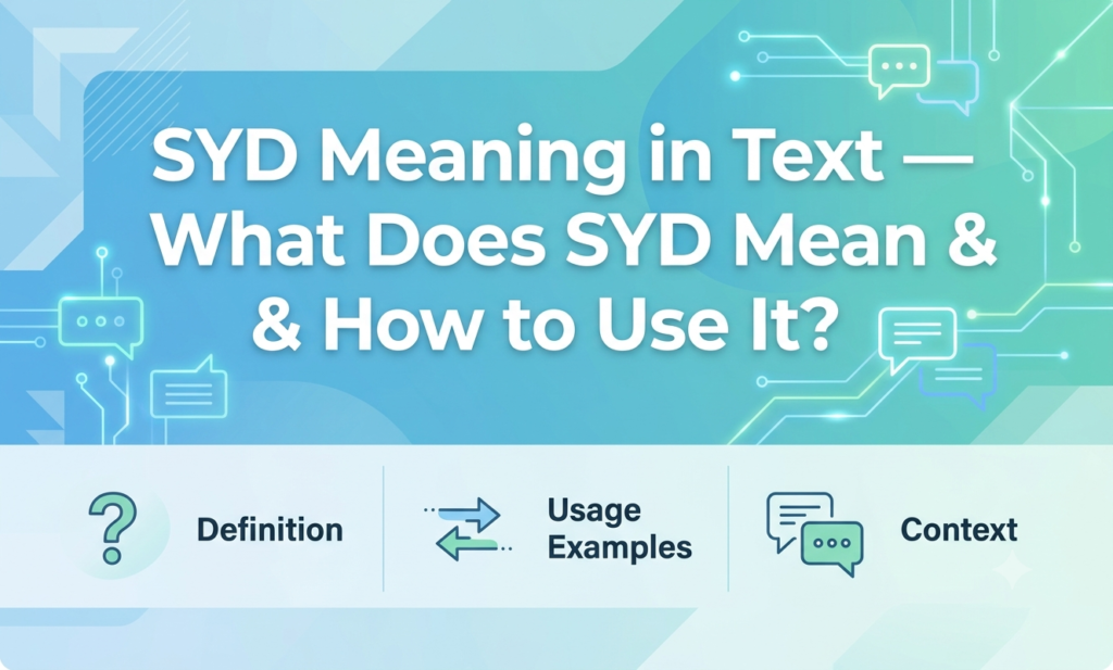 syd meaning in text