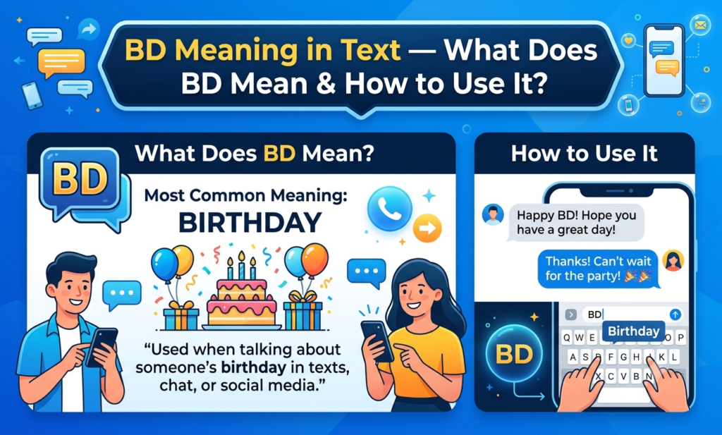 BD Meaning in Text — What Does BD Mean & How to Use It? bd meaning in text