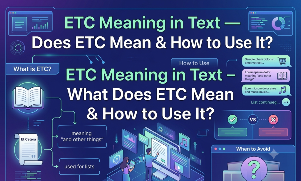 ETC Meaning in Text — What Does ETC Mean & How to Use It? etc meaning in text