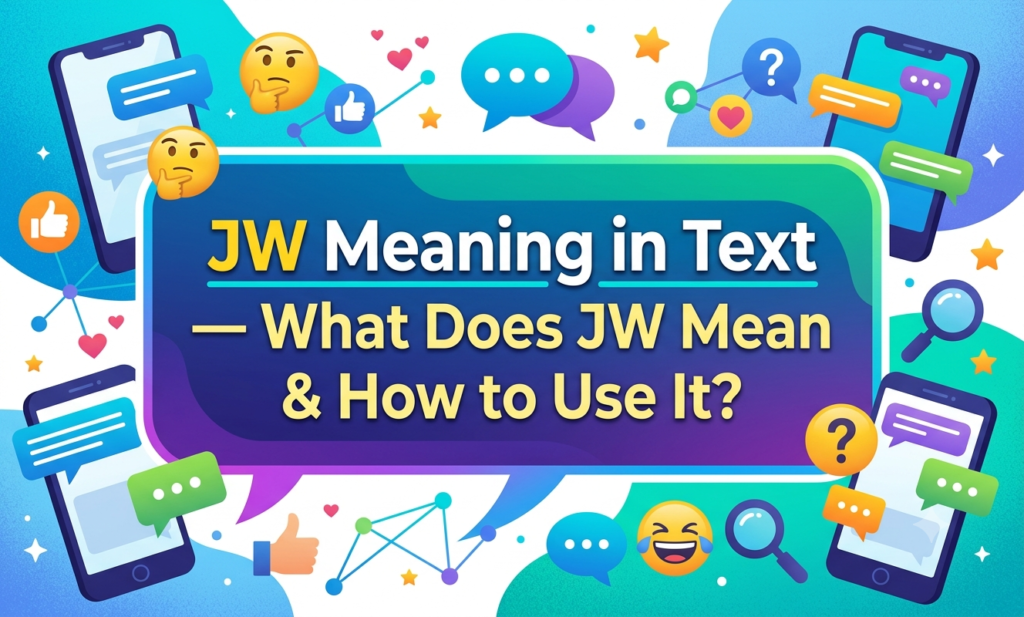 jw meaning in text