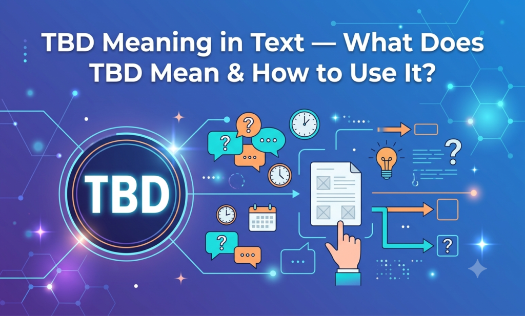 tbd meaning in text