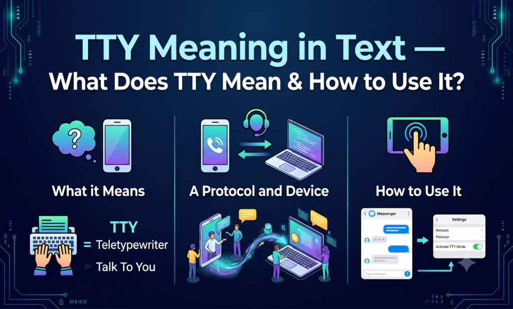 TTY Meaning in Text — What Does TTY Mean & How to Use It? tty meaning in text