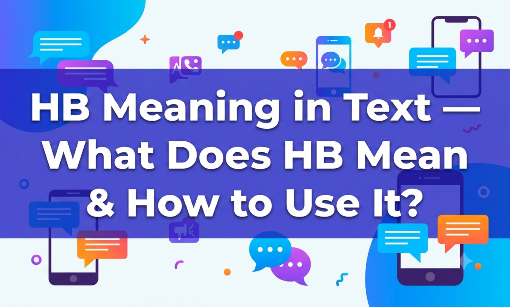 hb meaning in text