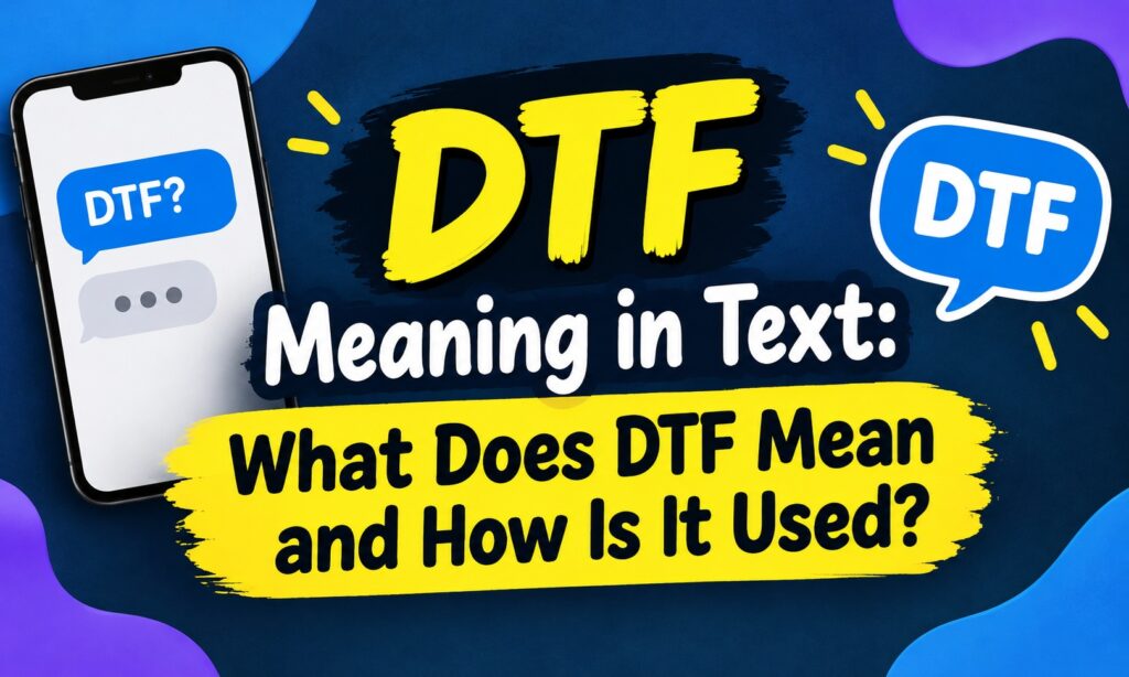 dtf meaning in text