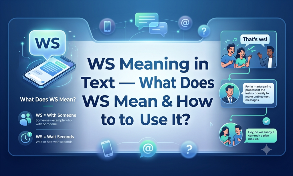 ws meaning in text