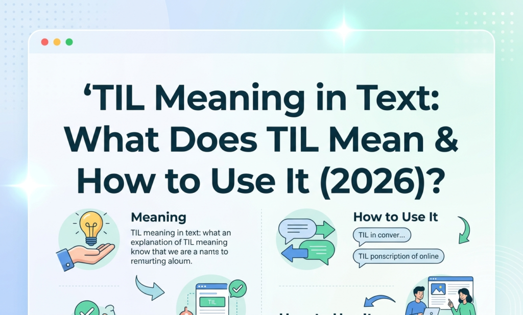 til meaning in text